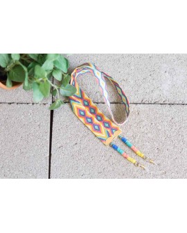 Cuelga gafas discos de colores y cinta étnica+COLORES